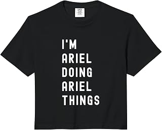 I'm Ariel Doing Ariel Things Comfort Colors Crop Top