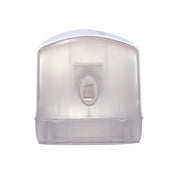 Timeless Centerpull Roll Towel Dispenser by San Jamar – Plastic, White, Model T600WH