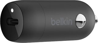 Belkin USB-C Fast Car Charger 20W-Black (iPhone Fast Charger Compatible with iPhone 12 Pro Max/12/12 Pro/ 12 Mini, Samsung Galaxy S20, S20+, S20 Ultra, Note20, Google Pixel and More) (CCA003bt) | USB-C Power Delivery, compatible with iPhone, Samsung Galaxy S20 series, Note20, Google Pixel and more