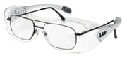 Glasses Law Over The Glass Safety Dialectric Glasses by MCR Safety – One Size, Nylon, Clear, Model OG110AF