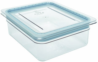 Clear Camwear Half Size Food Pan GripLid by Cambro – Half Size, Polycarbonate (PC), Clear, Model 20CWGL