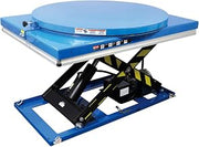 Optional Pallet Carousel for Power Lift Tables by Global Industrial – Alloy Steel, Yellow, Model 989041