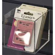 4" Square Acrylic Slatwall Bin by AARCO DISPLAY PRODUCTS – Acrylic, Clear, Model 2604