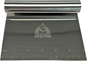 Chicago Brick Oven Stainless Steel Bench Scraper for Kitchen – Dough Cutter & Pastry Scraper with Measuring Scale – Multipurpose Tool for Pizza, Bread, Baking – Rust-Resistant, Ergonomic Handle