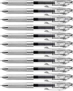 Pentel Energel Pure BLN75TL-Cax Gel 12 Stück Black