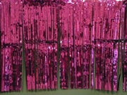Metallic Plum Fringed Valance Party Decoration Garland 10 Ft Long X 15"