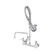 Mini Pre Rinse Faucet. 8" Wall Mount with 6" Swing Nozzle by T&S Brass – not_applicable, Model MPZ-8WLN-06