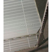Polypropylene Shelf Liner by Chadko – 42"W x 14"L, 1/33 Polyprophylene, Translucent, Model GSM 10