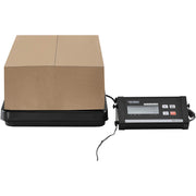 Digital Shipping Scale with AC Adapter by Global Industrial – 20"L x 12"W x 2.25"H, Alloy Steel, Black, Model PS-103U