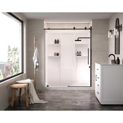 White Acrylic Shower Wall Surround by Elegant Lighting by Lighting Design – Acrylic, White, Model SW1016036GW