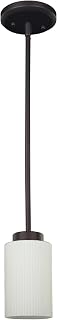 Canarm LTD. IPL366A01ORB Abbot 1 Bulb Mini Pendant Light, Oil Rubbed Bronze