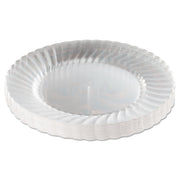 Comet Classicware White Plastic Plate by WNA – 10.25", Plastic, White, Pack of 144, Model CW10144W
