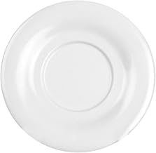 Thunder Group Color White melamine dinnerware collection 5.5 inch saucer, comes in dozen
