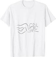 Pinup Girl Relationship Goals Abstract Oneline Fineline Girl T-Shirt
