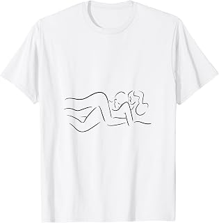 Pinup Girl Relationship Goals Abstract Oneline Fineline Girl T-Shirt