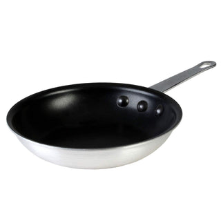 12 Inch Aluminum Nonstick Fry Pan by Thunder Group – 12 IN, 2.0 quarts, Aluminum, Silver, Model ALSKFP104C