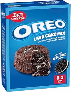 Betty Crocker Oreo Lava Cake Mix 8.3 oz (Pack of 12)