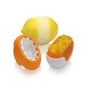 Flexi Zesti Handheld Citrus Zester (Orange) by Microplane – One Size, Stainless Steel, Orange, Model 34830E