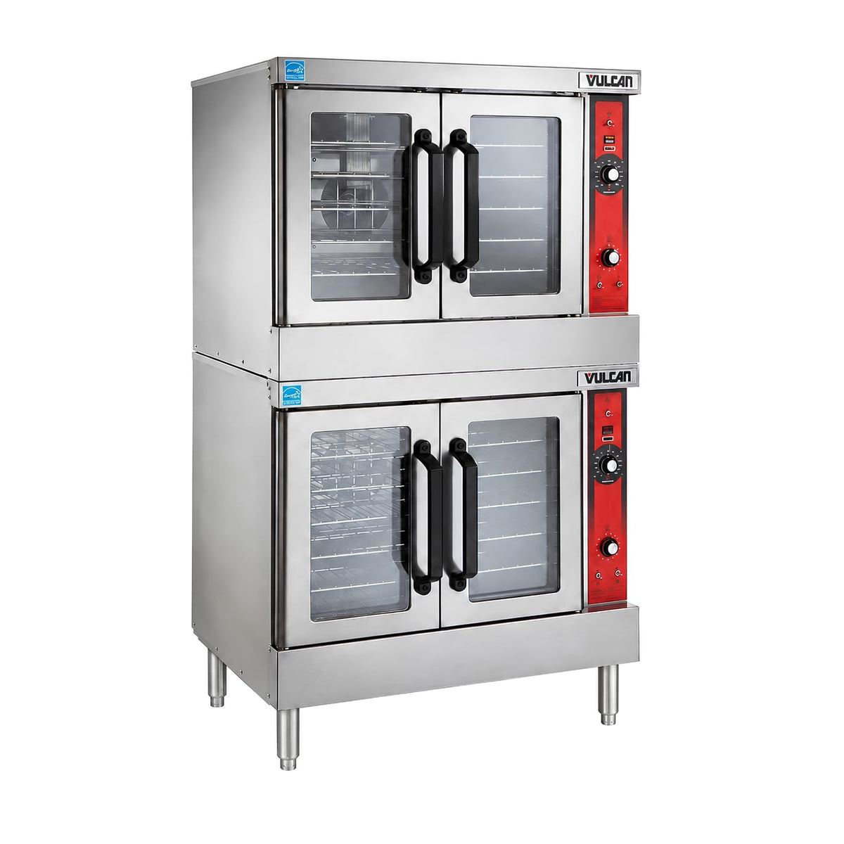 Hart Double Deck Electric Convection Oven by VULCAN – 0.97 cubic feet, Stainless Steel, Stainless Steel,Silver, Model VC44ED