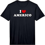 Mens I Love Americo, I Love Americo Performance T-Shirt