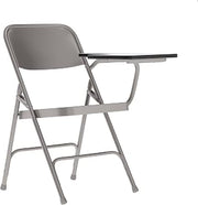 Flash Furniture Ralph Premium Steel Folding Chair with Left Handed Tablet Arm
