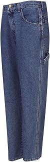 Mens Straight Work-utility-pants by Red Kap – Cotton, Indigo, Model PD80SW