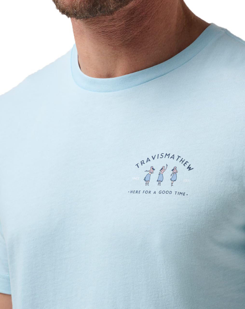Mens Sweetheart Rock Dream Blue Small by TravisMathew – Dream Blue, Model 1MAA382