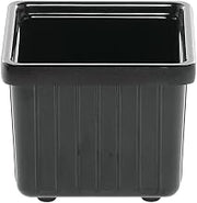 HUBERT Garnish Bowl Black Melamine - 4 1/2"L x 4 1/2"W x 4"H