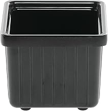 HUBERT Garnish Bowl Black Melamine - 4 1/2"L x 4 1/2"W x 4"H
