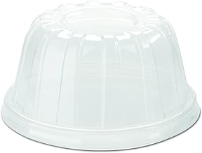 DART 20HDLC D-T Sundae/Cold Cup Lids, 5-32oz Cups, Clear (Case of 1000)