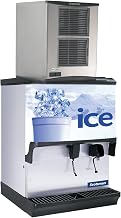 Scotsman Prodigy Plus H2 Nugget 22" Ice Maker - 862 lb/Day, 250 lb Countertop Dispenser w/Water Lever, 208V