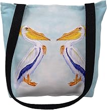 Betsy Drake TY177S 13 x 13 in. King Pelican Small Tote Bag Black