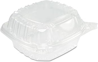 DCCC53PST1 - Dart Clearseal Hinged Clear Containers, 13 4/5 Oz, Clear, Plastic, 5.4 X 5.3 X 2.6