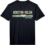 Winston-Salem NC | North Carolina | Travel & 80s Style Performance T-Shirt
