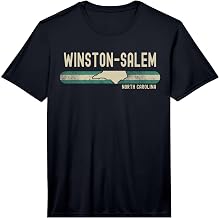 Winston-Salem NC | North Carolina | Travel & 80s Style Performance T-Shirt