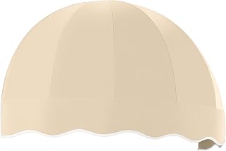 Awntech 3' Bostonian (40.5"-26.25"-20.25") Dome-Shaped Fixed Awning, Tan