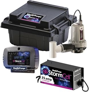 Liberty Pumps 442-25A-EYE 25 Amp Standard Model StormCell 12V Battery Backup System, NightEye Wireless Enabled
