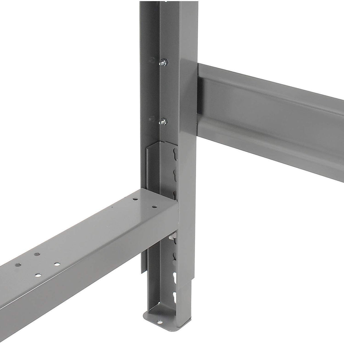 Workbench Stringer-Gray by Global Industrial – 5.31"L x 72"W x 6"H, Alloy Steel, Gray, Model 255222