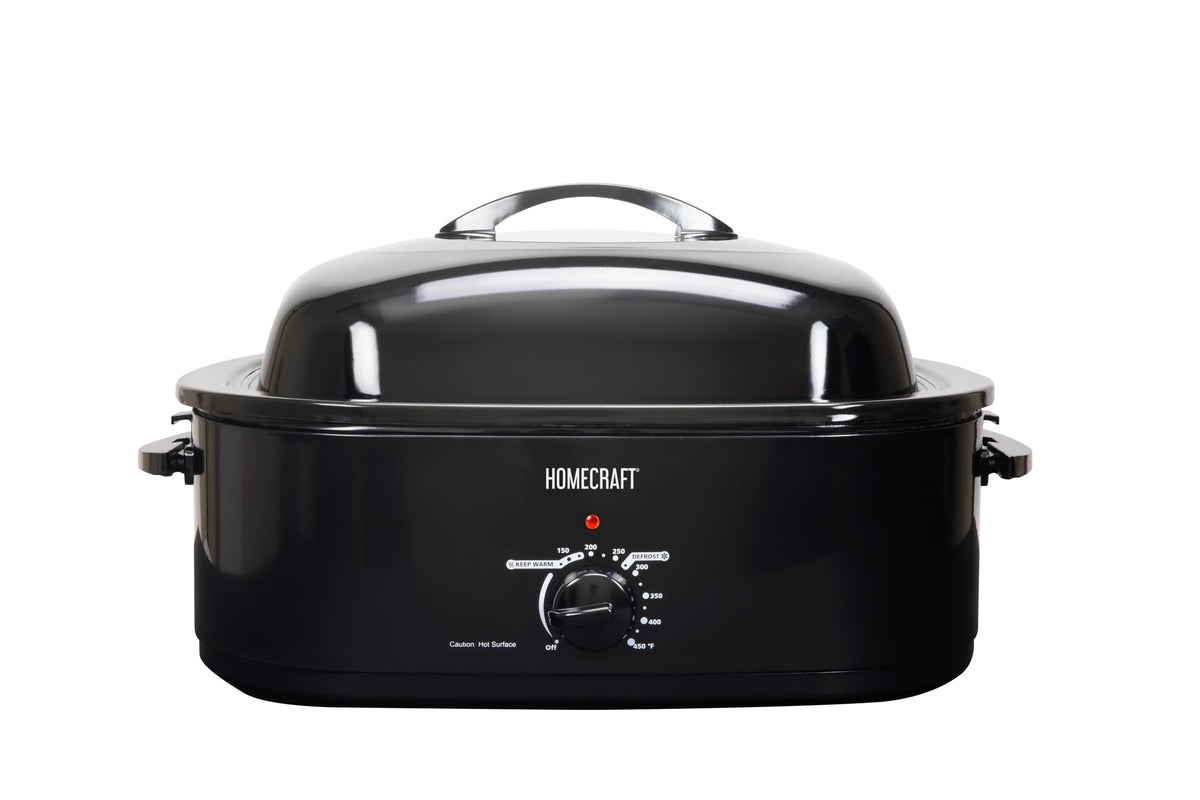 Homecraft Roaster Oven, 18 Quart, Black