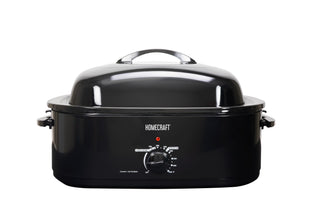 Homecraft Roaster Oven, 18 Quart, Black