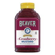 Cranberry Mustard by BEAVER – 13 Ounce (Pack of 6), Pack of 6