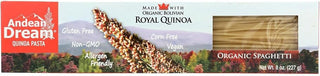 Andean Dream Gluten Free Organic Spaghetti Quinoa Pasta - Case of 12-8 oz.