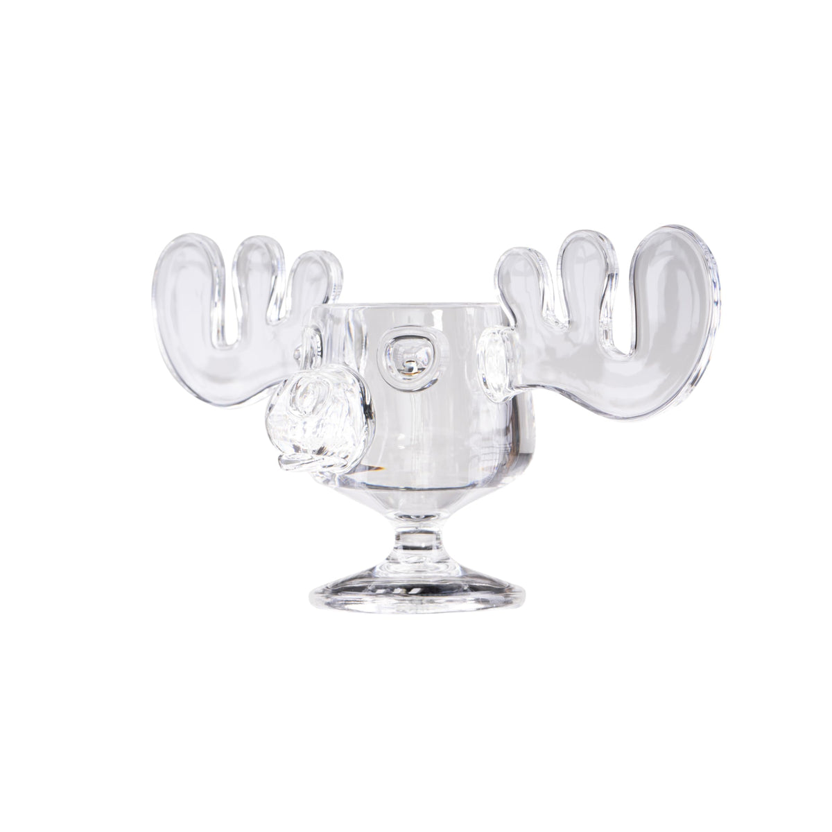 Costume Agent Acrylic Moose Mug, 4 Ounce Clear, 1 Pack