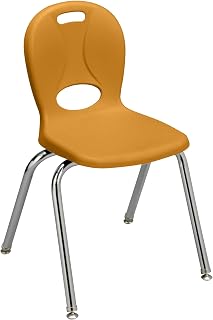Learniture Structure Series Stacking School, 16" H, Set of 4 Sunflower Chair