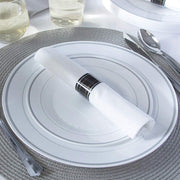 Reflections Fork by WNA – 17", Polystyrene # 6, Silver, Pack of 120, Model REFROLL3