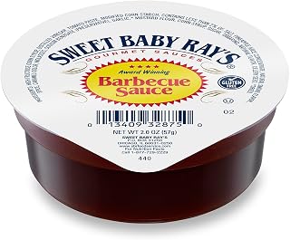 Sweet Baby Ray's 2 oz. Barbecue Sauce Dipping Individual Cup (6)
