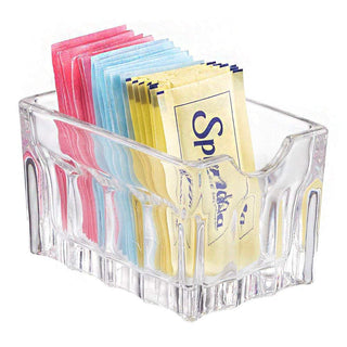 Clear Sugar Packet Holder - Glass by Libbey – 3.5 inches x 2.375 inches x 2.125 inches, Glass, Transparent