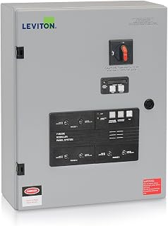 Leviton 52277-7CS 277/480VAC 3-Phase WYE 7-Mode Type 2 Panel Mounted Surge Protective Device with Integral Disconnect Switch with Surge Counter