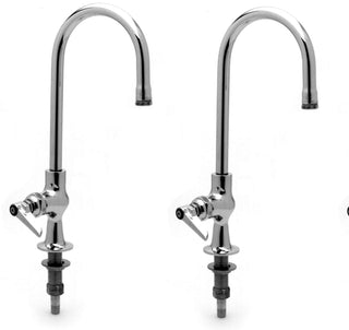 B-0305 Deck Mount Single Pantry Faucet with Rigid Gooseneck and Stream Regulator (Pack of 2) by T&S Brass – Pack of 2, Brass