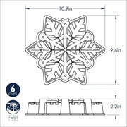 Snowflake Pan by Nordic Ware – 5 cups, Aluminum, Metal, Model 88248